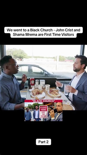 We went to a Black Church - John Crist and Shama Mrema are First Time Visitors #blackchurch #trending #johncrist #shamamrema #foryou