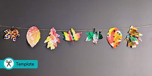 Leaf Garland Paper | Autumn Craft