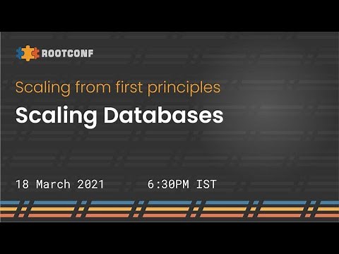How to design large-scale, database-driven applications