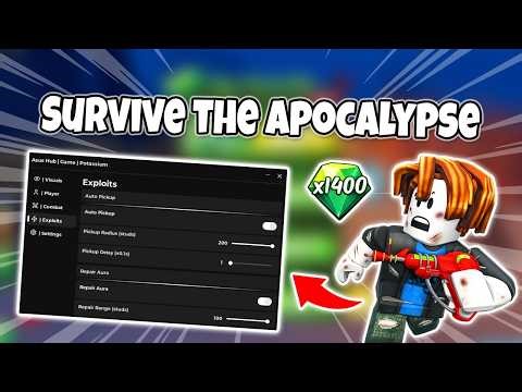 NEW 🧟 Survive the Apocalypse Script 2026 (NO KEY) | Auto Pickup, Kill Aura, Auto Repair [UPDATED]