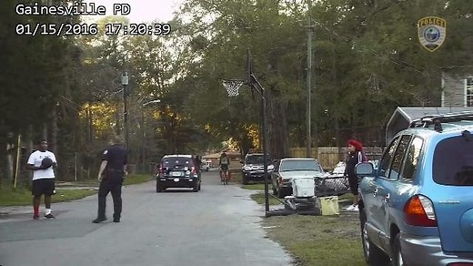 The video that started the Basketball Cop Foundation! https://www.facebook.com/BasketballCop/ Officer White was recently dispatched to a call of kids playing basketball "loudly" in the streets. In the evening. Having fun. Not committing crimes. Let's see how he handled it. | Gainesville Police Department