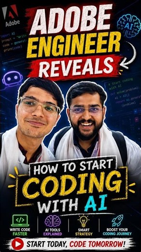 🚀 Start Your Coding Journey with AI | Adobe Engineer Reveals the Fastest Way