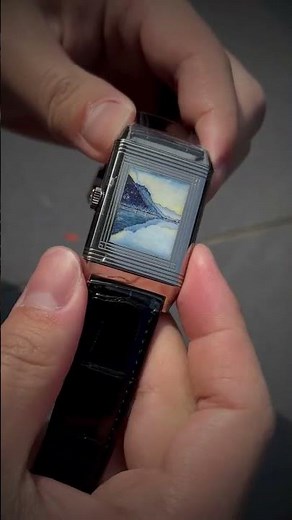 JLC Reverso Tribute Enamel. One of 8 in the world. 🎥: @watchcurator.chad #chrono24 #watches