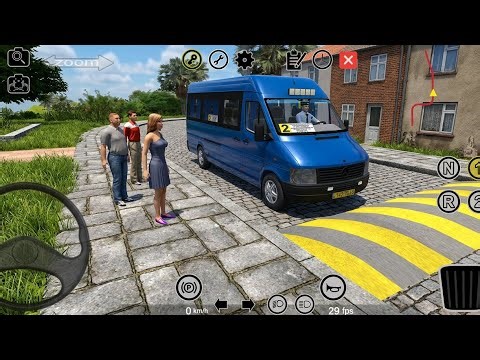 🚍 Proton Bus Simulator Urbano Gameplay ✅ Ultra Graphics 🚐 Volkswagen LT35 Minibus Mod Drive