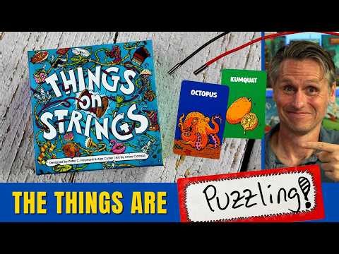 Things on Strings Board Game First Look : Kickstarter Preview