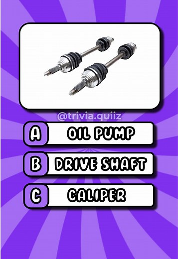 Car part quiz 🚙 #trivia #quiz