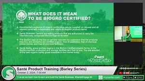 Santé Product Training (Barley Series) (From October 2, 2024 Recording) Join us in exploring the remarkable benefits of our products, understanding their transformative potential, and discovering how they can enhance overall well-being. Whether you are seeking to boost your energy levels, improve your immune system, or achieve optimal health, our Training Products sessions provide valuable insights and knowledge | Santé Philippines