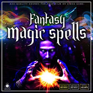 Medieval Fantasy Magic Sound Effects Library - Elemental, White (Holy) and Black Magic Sound Pack by Fusehive.com