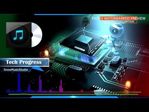Electronic modern background music - Tech Progress (Royalty free music)