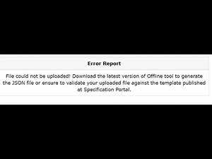 GSTR1 File could not be uploaded! Download the latest version of offline tool Error Solutions.