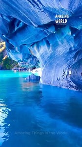 6 thousand years old colorful marble caves, Chile | Amazing Videos