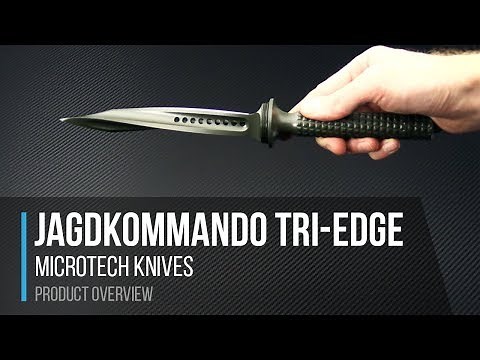 Microtech Jagdkommando Tri Edge Fixed Blade Overview