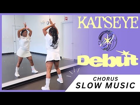KATSEYE - “Debut” chorus Dance tutorial (SLOW MUSIC + MIRROR) 💎