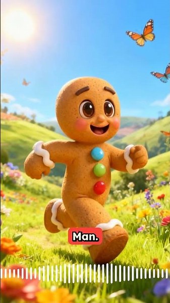 The Gingerbread Mans Escape #gingerbreadman #nurseryrhymes #kidssongs #learningsongs #singalong