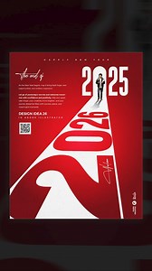 108K views · 6.6K reactions | Modern and Creative New Year 2026 Design in Adobe Illustrator Video on my YouTube channel Learn Creative #newyeardesign #newyear2026 #learncreative | Learn Creative 2.0 | Facebook