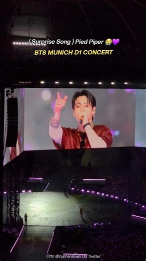 Pied Piper Performance At BTS MUNICH CONCERT