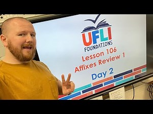 Mr. Holland’s UFLI Lesson 106 (Affixes Review 1) Day 2