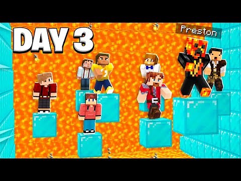 Last to Stop Jumping Wins! - 100 Player Minecraft Challenge