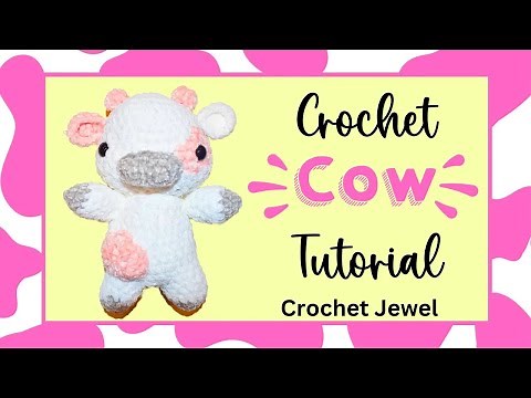 Cow Crochet Pattern Tutorial for Beginners | DIY Crochet Plushies
