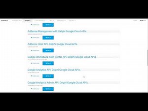 Delphi Google Cloud APIs