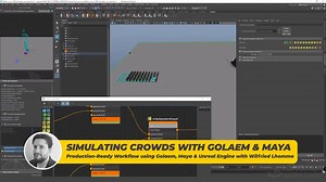 13K views · 131 reactions | Discover how to set up crowd shots for VFX, animation and game cinematics with Simulating Crowds with Golaem & Maya, The Gnomon Workshop's crash course in the Maya crowd-simulation add-on. https://www.cgchannel.com/2026/01/tutorial-simulating-crowds-with-golaem-maya/ | CGchannel | Facebook
