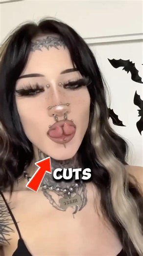 This Girl Split Her Tongue! #shorts #facts #science #experiment #cutebabies #goosebumps