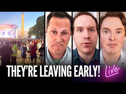 Audience Members Leave Trump's Dull "Freedom 250" Rally Early