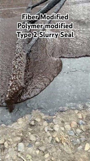 Type 2 Slurry Seal Repair #slurryseal #sealcoating #satisfying #asphalt