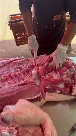 How to Sharpen a Knife Like a Pro | Easy Pork Cutting Technique #butcherskills #meat #porkcutting