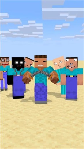 Herobrine Did Not Just Bend It #friendship #shorts #trending #anime