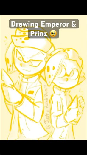 Drawing Emperor & Prinz Coroika! 🥹 #splatoon #coroika #splatoonart #art