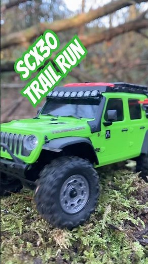 Testing the Axial scx30 in the Woods🌲A seriously Cool Micro RC crawler- Review coming soon #axial