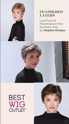 Feathered Layers | Lace Front & Monofilament Part Synthetic Wig (SDLMP1001)