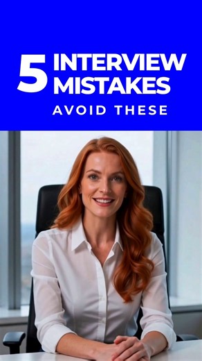 5 Job Interview Mistakes to Avoid | Interview Tips in English #Shorts