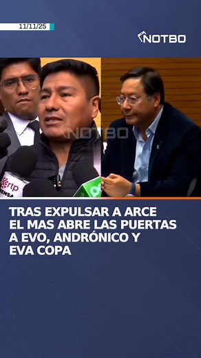 El presidente del MAS-IPSP, Grover García, abrió las puertas del partido a Evo Morales, Andrónico Rodríguez y Eva Copa, buscando la unidad del movimiento popular y la reconstrucción del partido tras la expulsión de Luis Arce. #Bolivia #Notbo | Noticias de Bolivia Hoy
