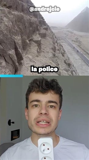 Il a escaladé les pyramides pour un selfie