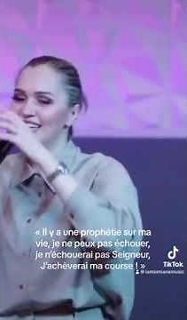 il y a une prophetie sur ma vie je ne peux pas échouer par Simiane Tatu