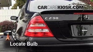 Rear Turn Signal Replacement on a 2007 Mercedes-Benz C230 Sport 2.5L V6