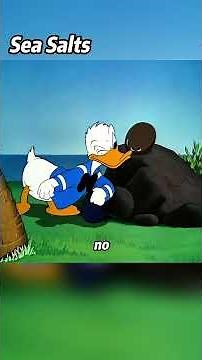 Donald Duck and the Little Ant Are Stranded on a Deserted Island. #foryou #anime #cartoon #usa