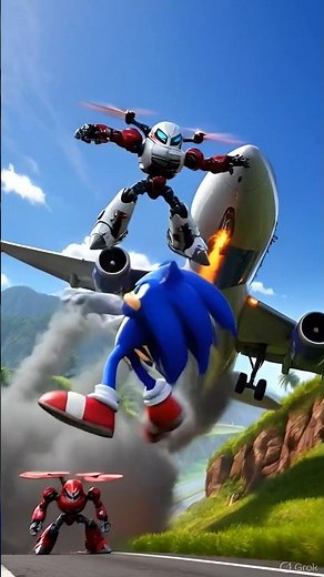 🚀 Sonic Saves Earth from Alien Attack! #viral #subscribe