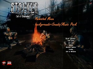 Menu backgrounds Sounds/Music Pack [1.4.22/1.5] addon - S.T.A.L.K.E.R.: Call of Chernobyl mod for S.T.A.L.K.E.R.: Call of Pripyat