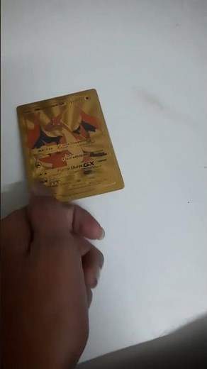Pokemon golden card Ultra Charizard GX