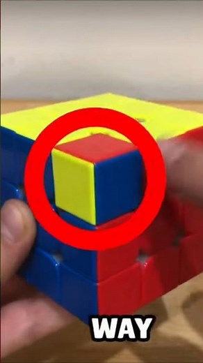 How to solv a Rubik's cube with a twisted corner #rubikscube #shorts