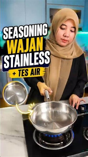 Tanda Wajan Stainless Sudah Siap Masak yang Sering Dilewatkan #Shorts
