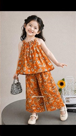 Korean style baby girl top design #kidswear #shortsfeed #viralshorts #foryou #koreanstyle #sew#diy