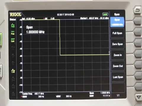 Mobile Radio Duplexer Tuning - With Rigol DSA 815-TG
