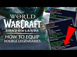How to Equip/Craft DOUBLE Legendaries in Patch 9.2 | Shadowlands