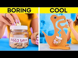 Easy DIY Cardboard Crafts 📦 Transforming Trash into a Cozy Cat House 🐱