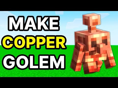 How To Make Copper Golem In Minecraft (Fast & Easy)