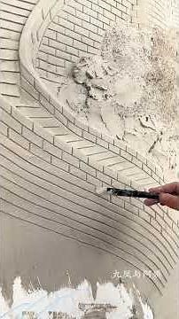Another time creating a relief sculpture of the Great Wall! #ReliefPainting #ReliefGreatWall